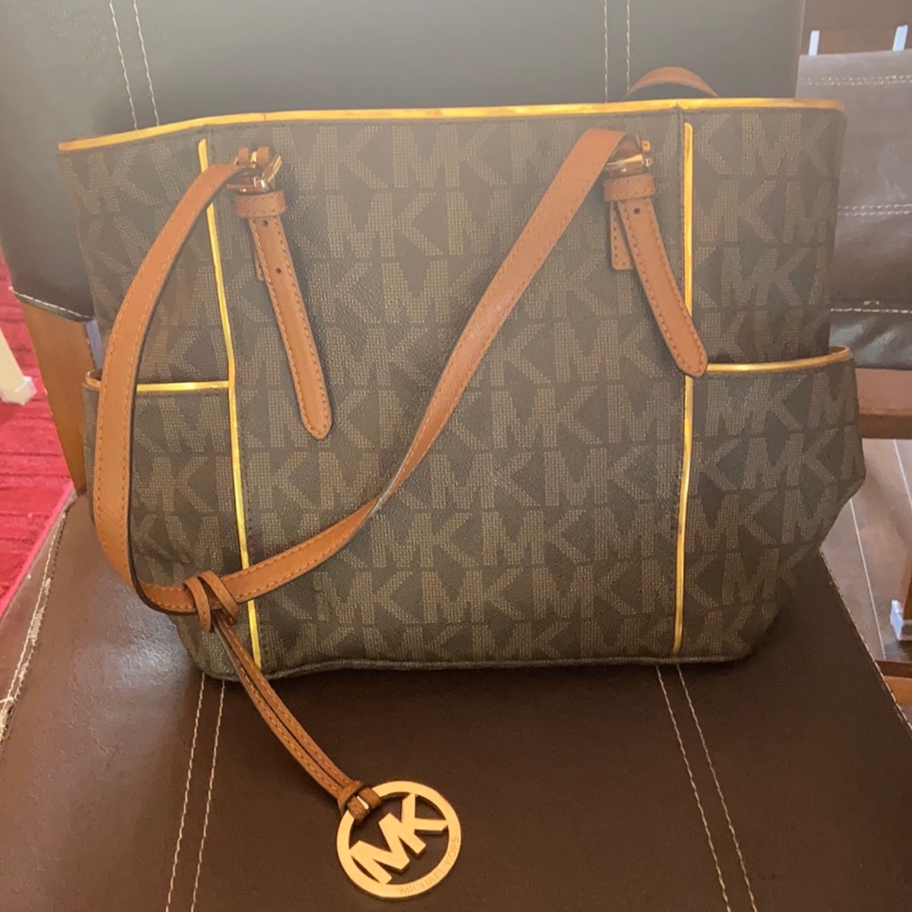 Michael Kors Brown Logo Purse